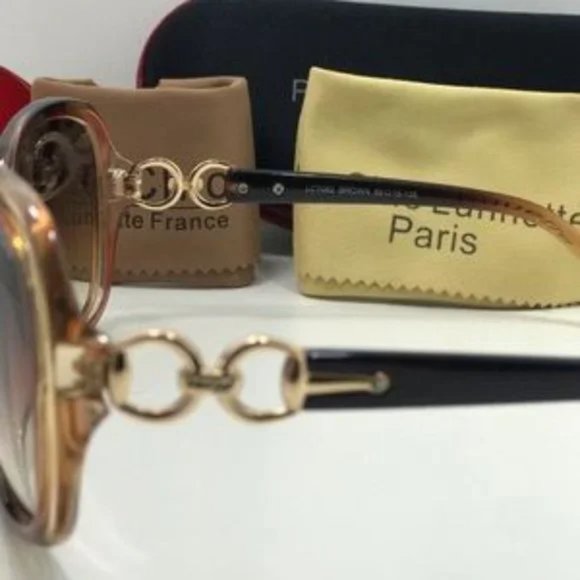 2 for 1 Summer Sale Le Chic Sunglass Black & Brown - Picture 5 of 6